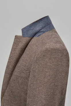 Brown 3 Pieces Men's Suit Slim Fit Groomsmen Suit