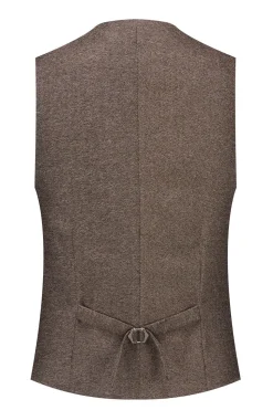 Brown 3 Pieces Men's Suit Slim Fit Groomsmen Suit