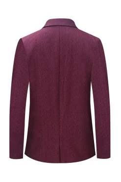 Burgundy Peak Lapel 2 Pieces Men Suits for Prom