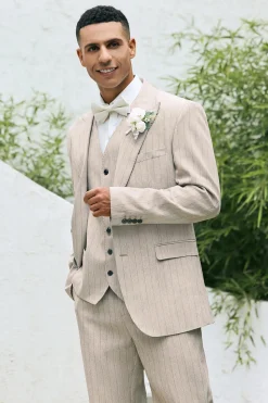 Ivory Peak Lapel 3 Pieces Single Breasted Men's Prom Suits
