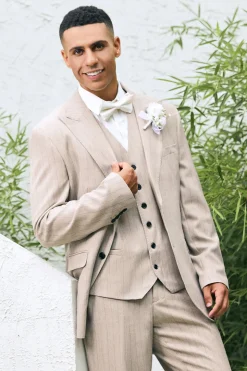 Ivory Peak Lapel 3 Pieces Single Breasted Men's Prom Suits