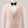 Ivory Peak Lapel One Button 3 Piece Prom Suits