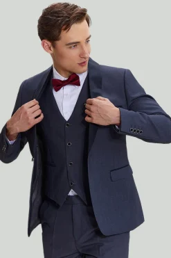 Men's Grey 3 Piece One Button Tuxedo