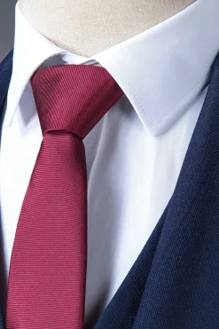 Navy Notched Lapel 3-Piece Men's Suit