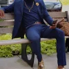 Notched Lapel 2 Piece Dark Blue Single Breasted Suits for Men