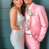 Notched Lapel Pink Men's Prom Suits