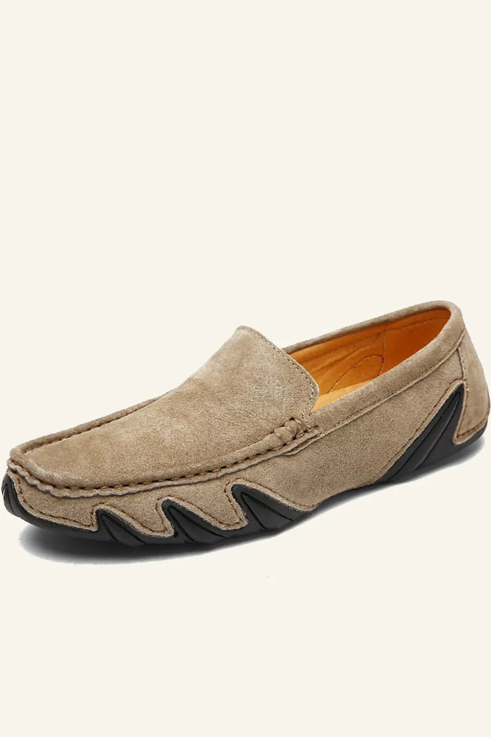 Nubuck Leather Men's Peas Shoes