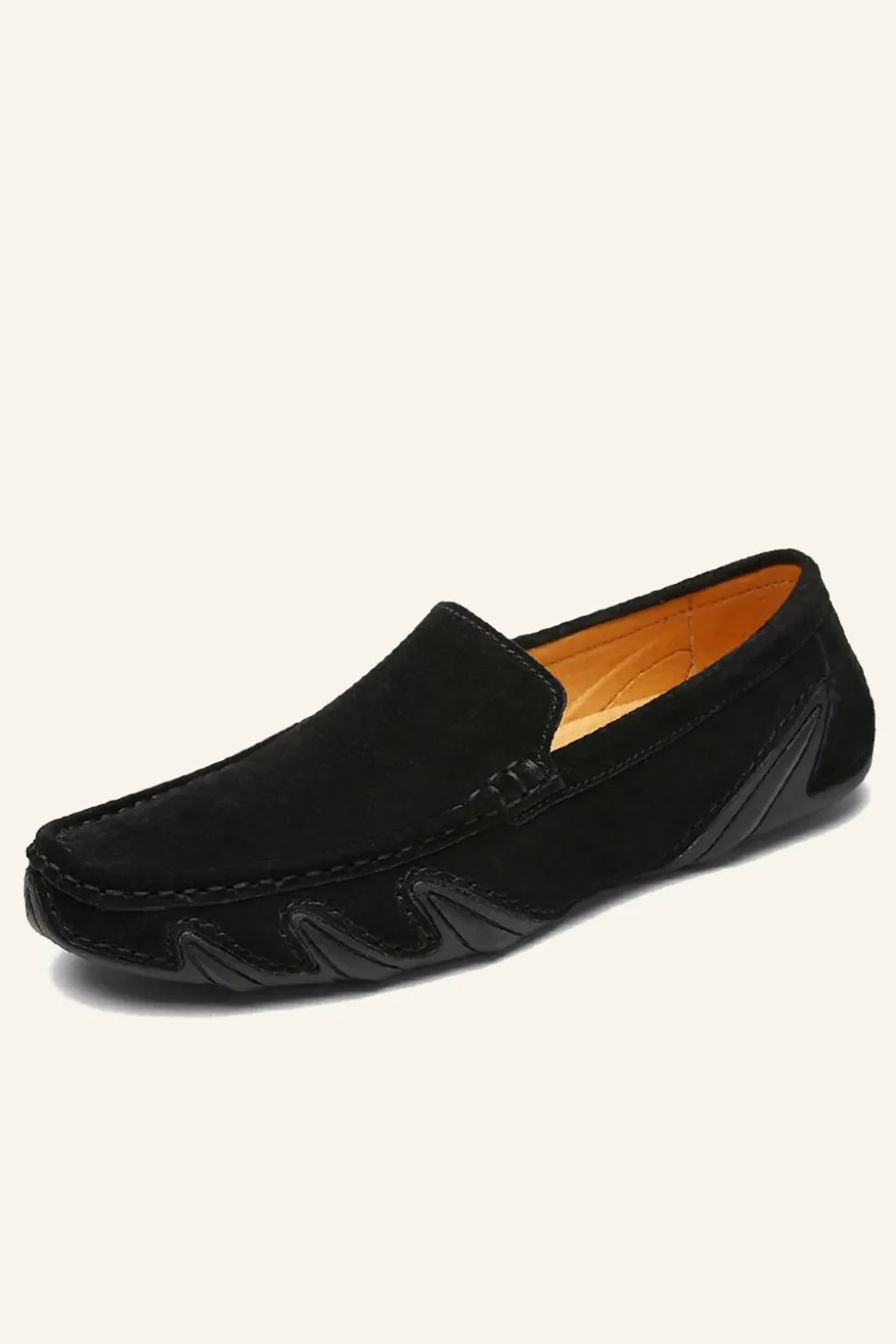Nubuck Leather Men's Peas Shoes
