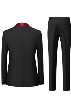 Royal Blue 3 Piece Shawl Lapel Men's Prom Suits