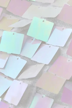 Sparkly White Shawl Lapel Sequins Men's Blazer