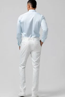 White Peak Lapel 2 Pieces Double Breasted Men's Prom Suits